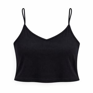 Forever 21 Black Cropped Spaghetti Strap Camisole